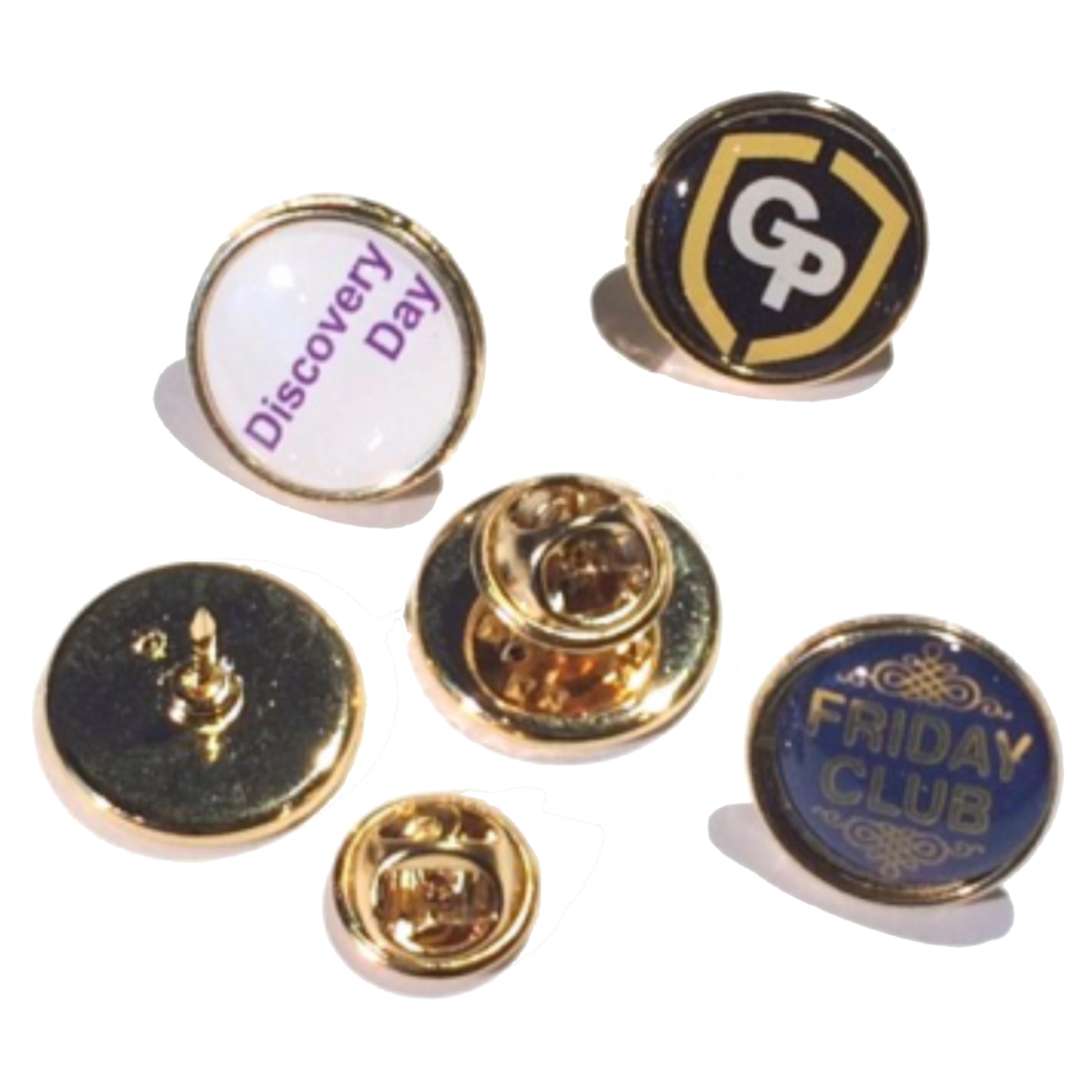 18mm premium gold badge