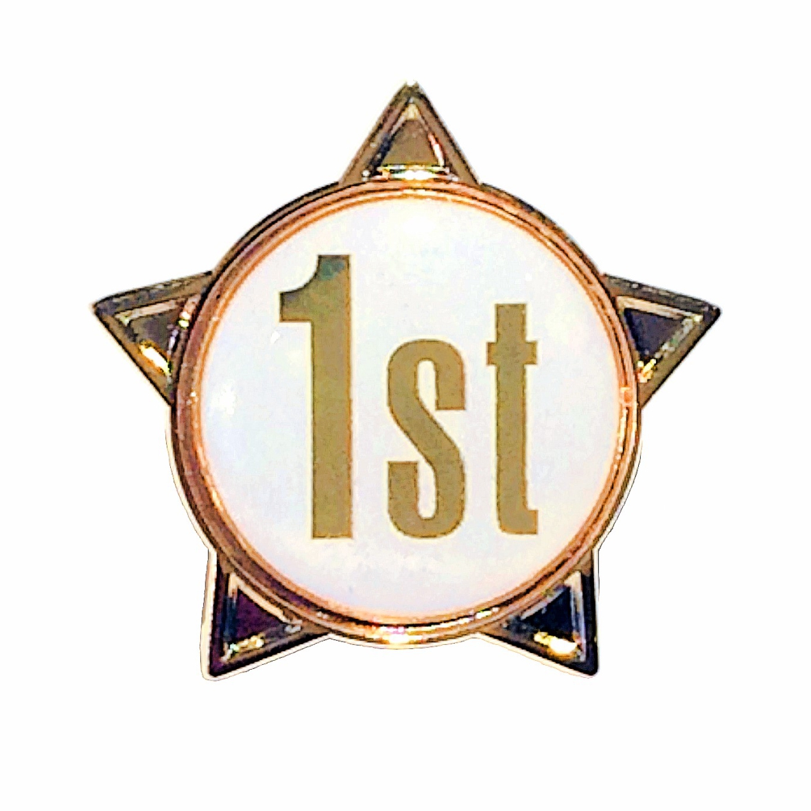 1st titled star shape badge