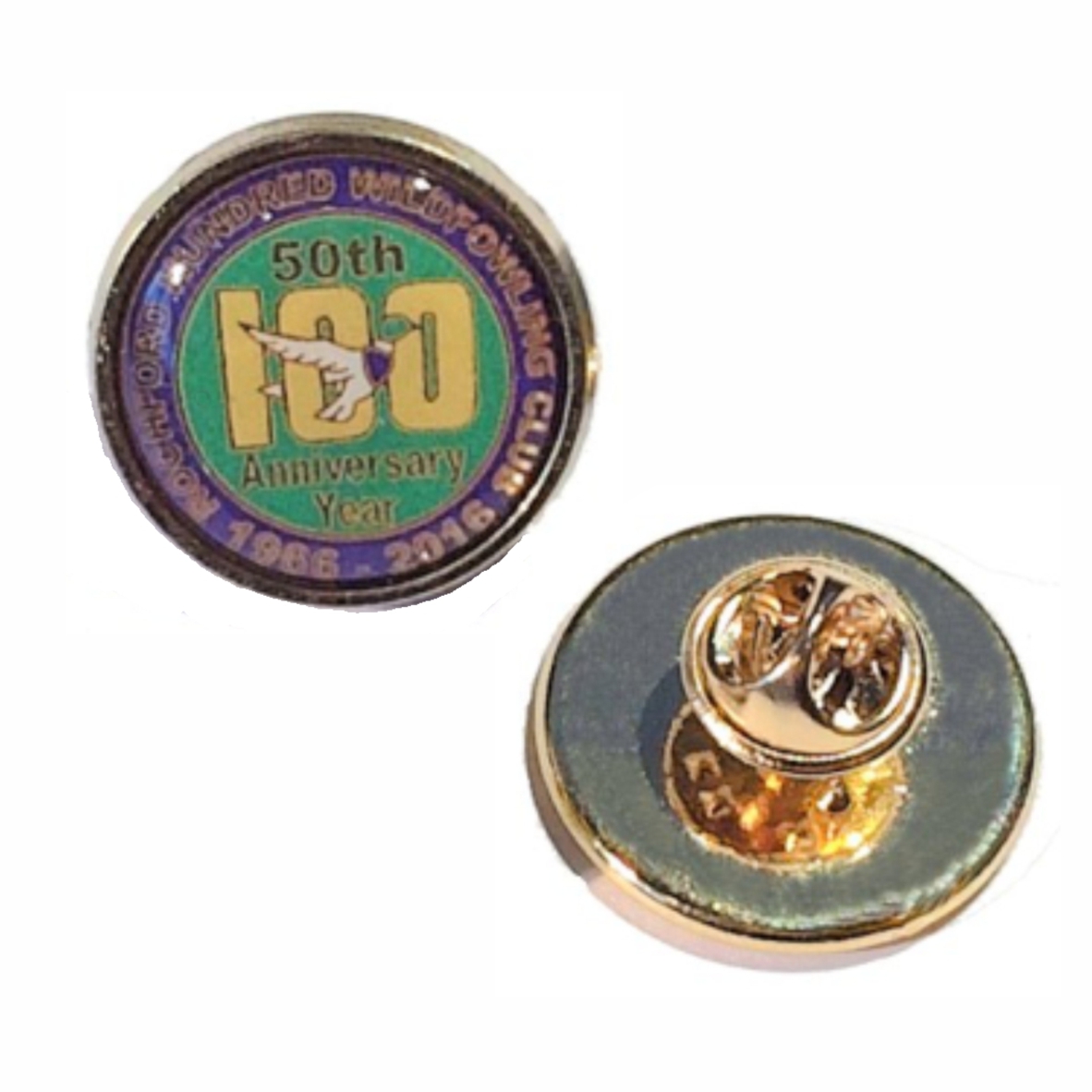 20mm premium gold badge