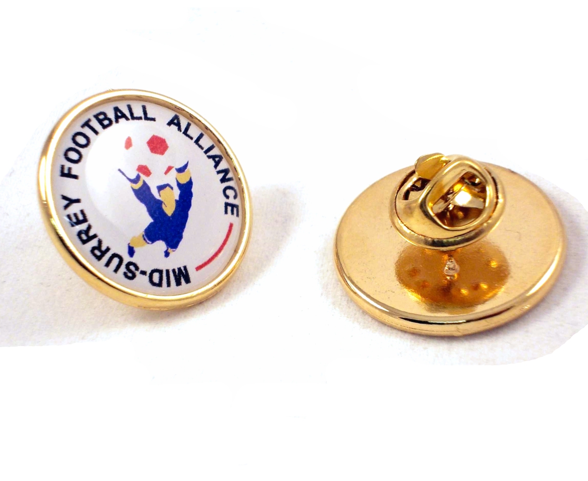 23mm premium gold badge