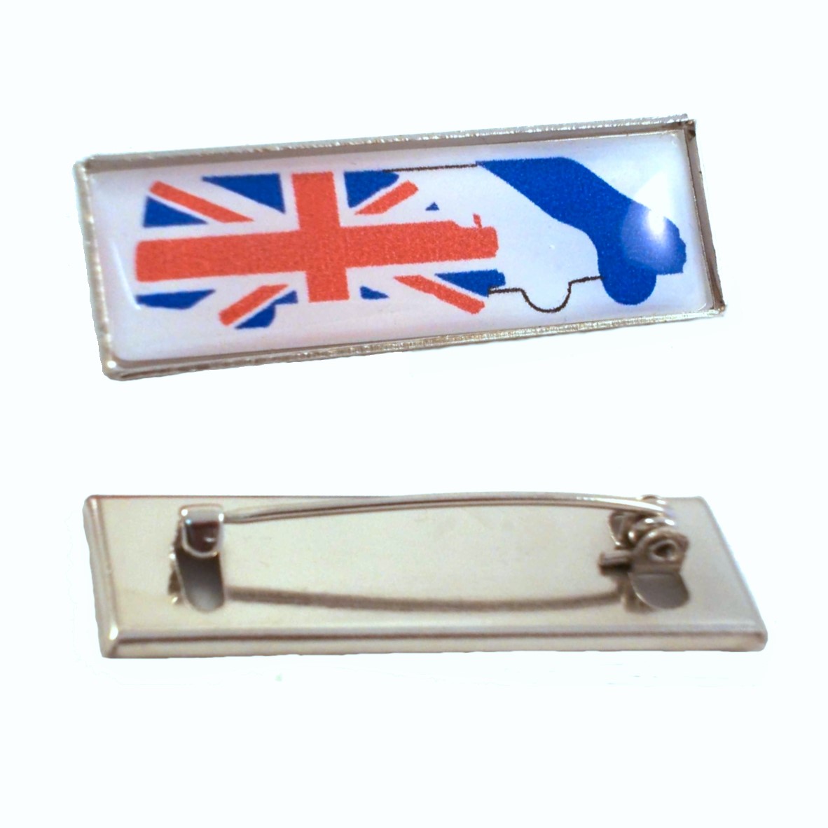 46x15mm standard silver badge