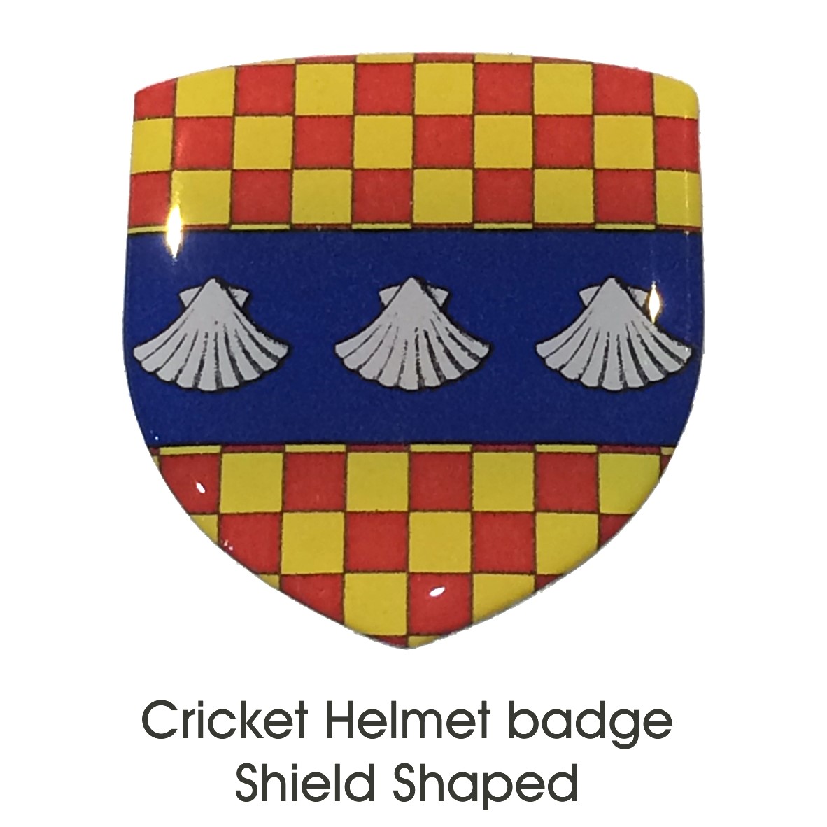 Helmet Badge Shield Shape