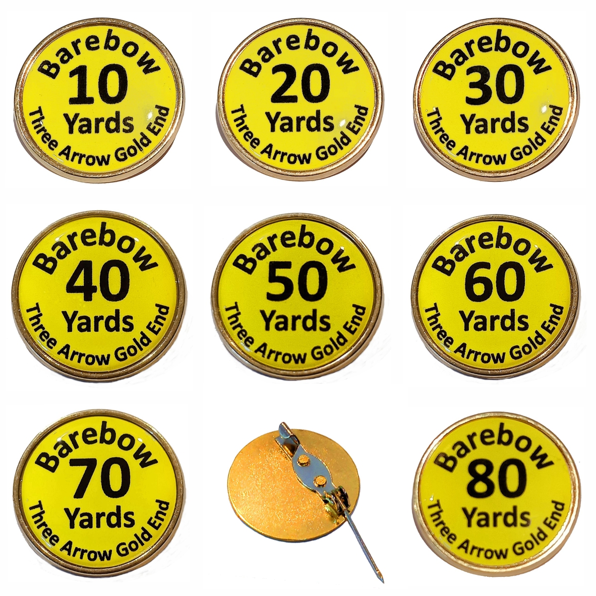 Barebow 3 Gold End Premium badge