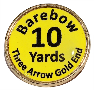 Barebow 3 Gold End Premium badge
