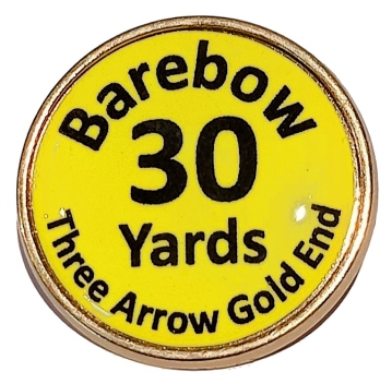 Barebow 3 Gold End Premium badge