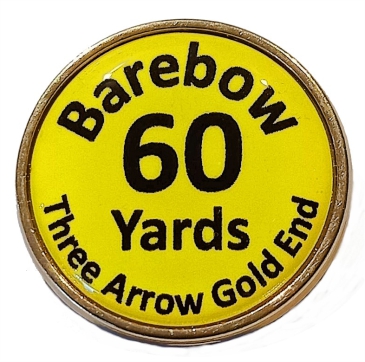 Barebow 3 Gold End Premium badge