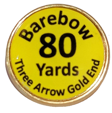 Barebow 3 Gold End Premium badge