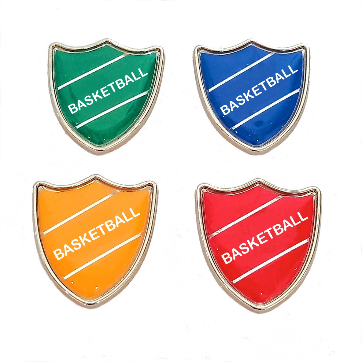 BASKETBALL shield badge