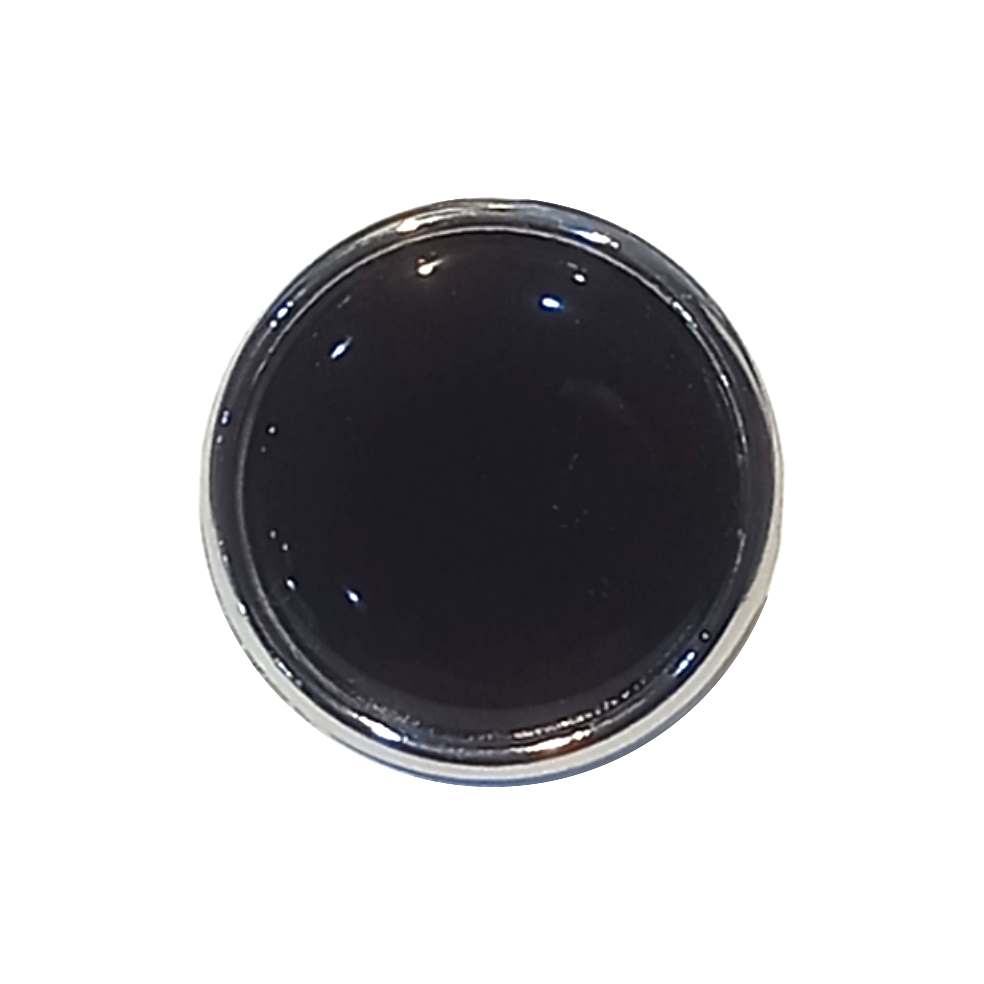 Black 20mm badge