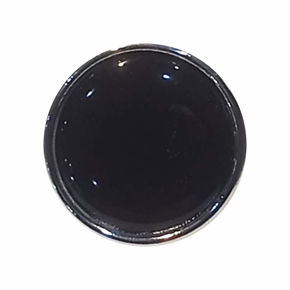 Black 27mm badge