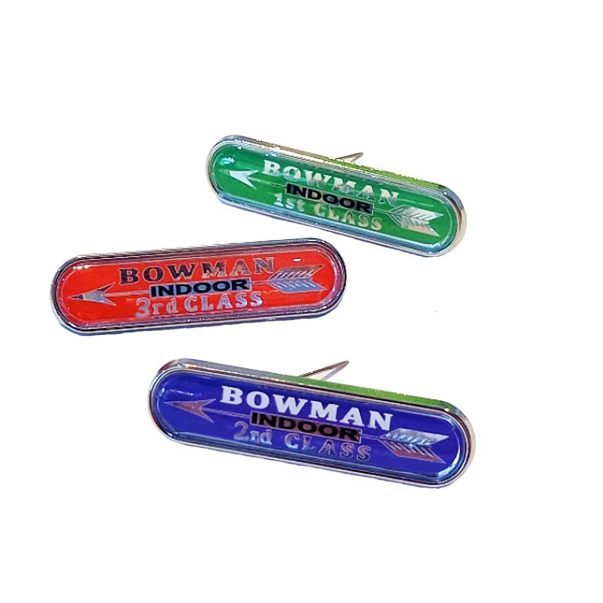 Bowman Indoor Class premium bar badge