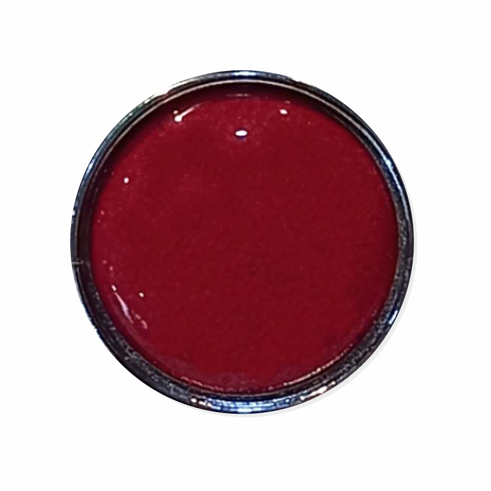 Burgundy Red 27mm badge