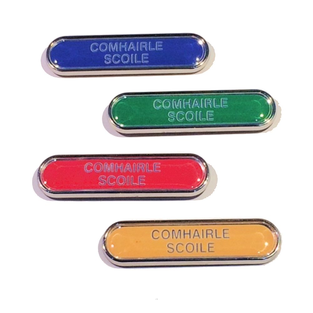 COMHAIRLE SCOILE bar badge
