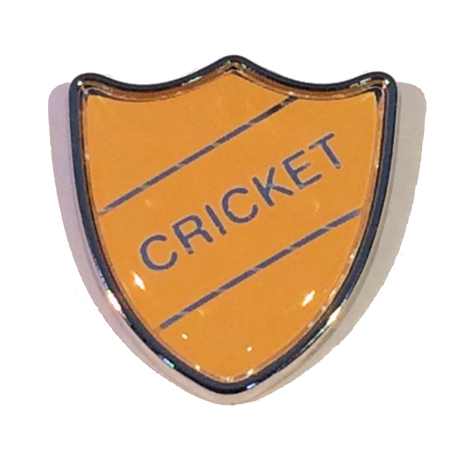 CRICKET shield badge