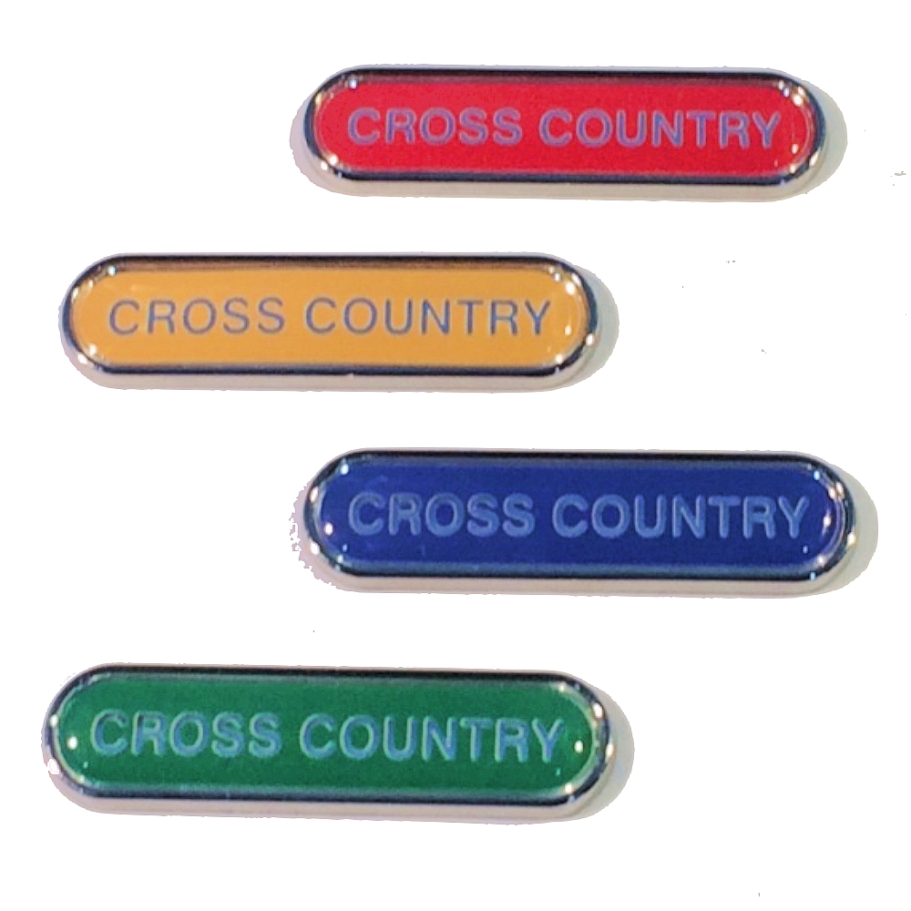 CROSS COUNTRY bar badge