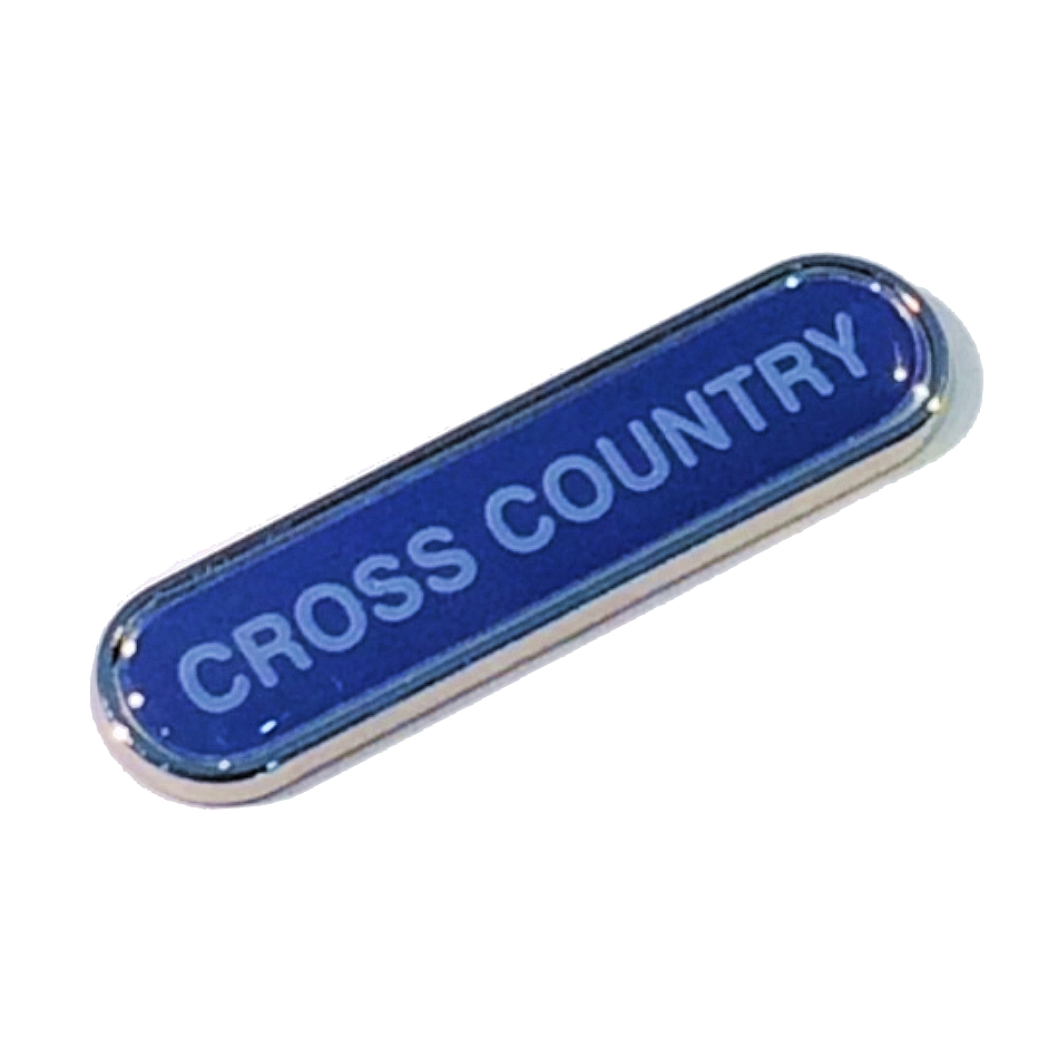 CROSS COUNTRY bar badge