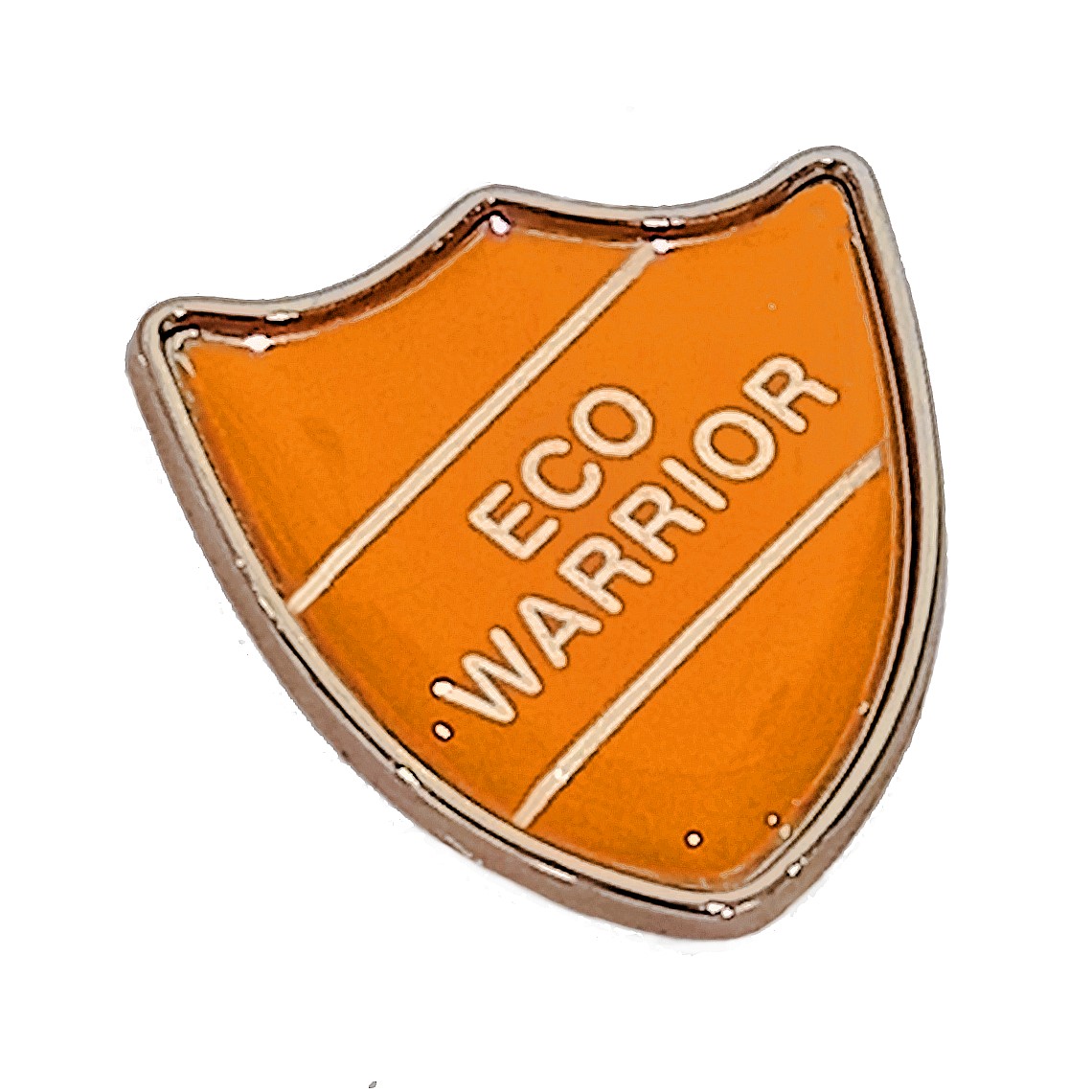 ECO WARRIOR shield badge