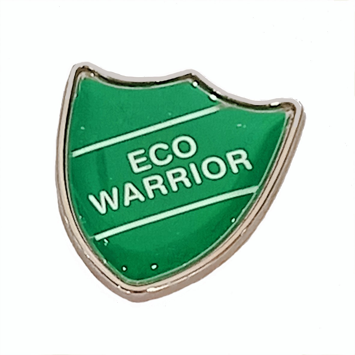 ECO WARRIOR shield badge