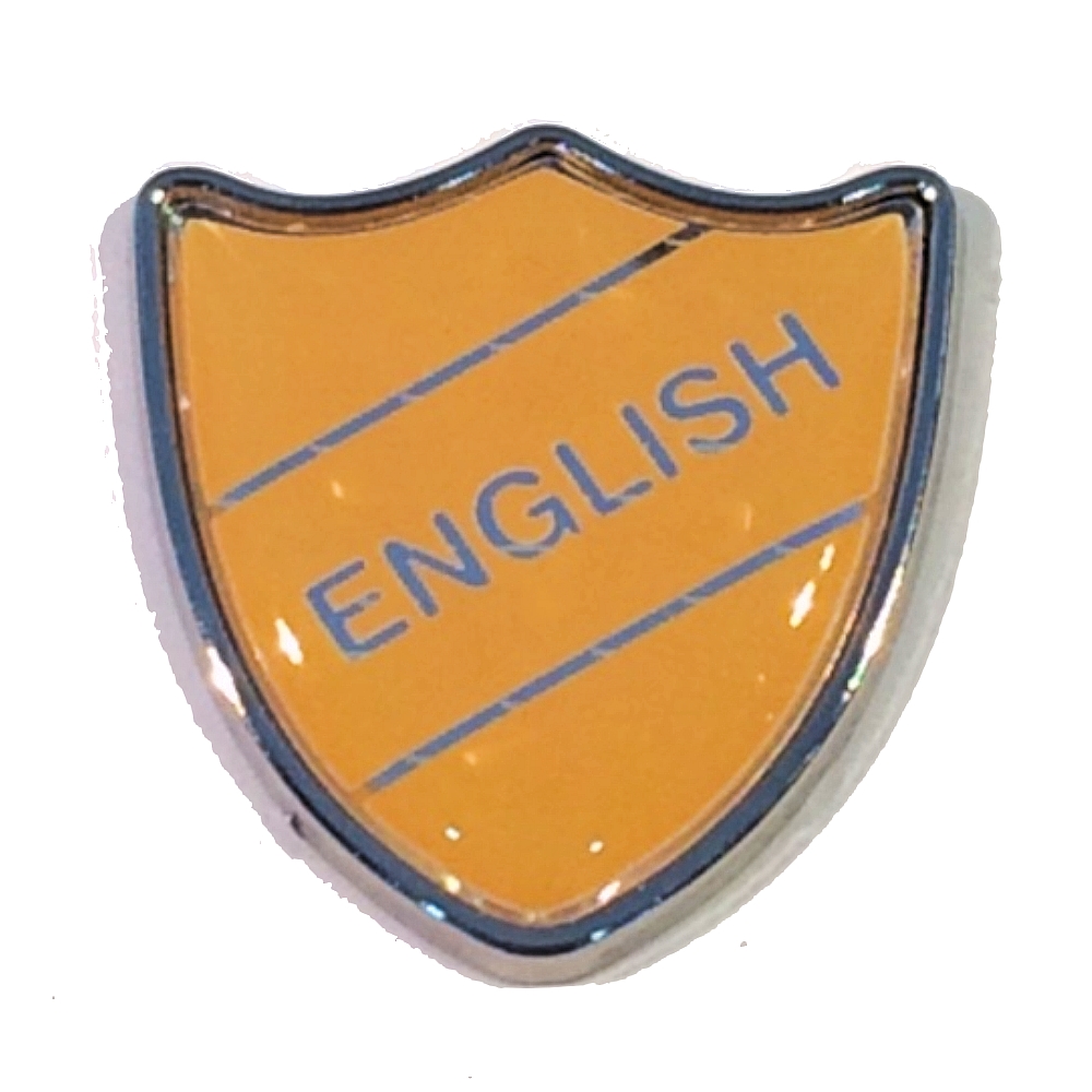 ENGLISH shield badge