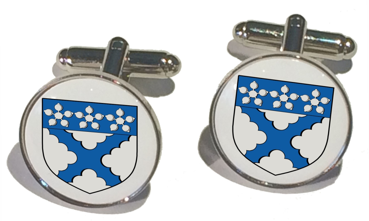 Family Crest Cufflinks Rnd