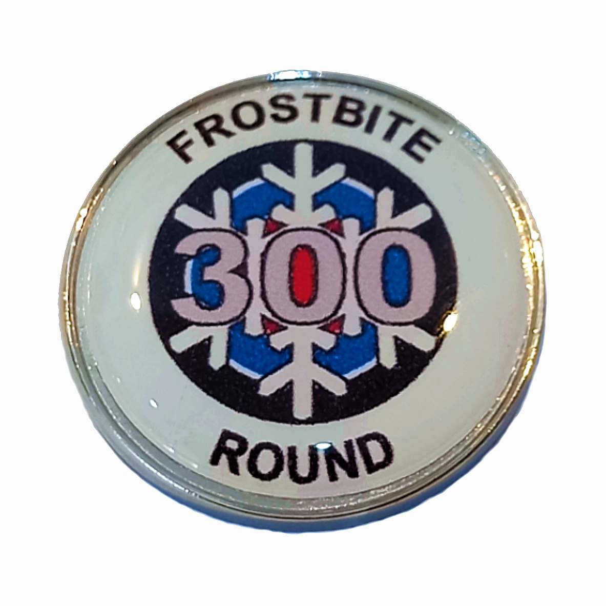 Frostbite Round standard badge