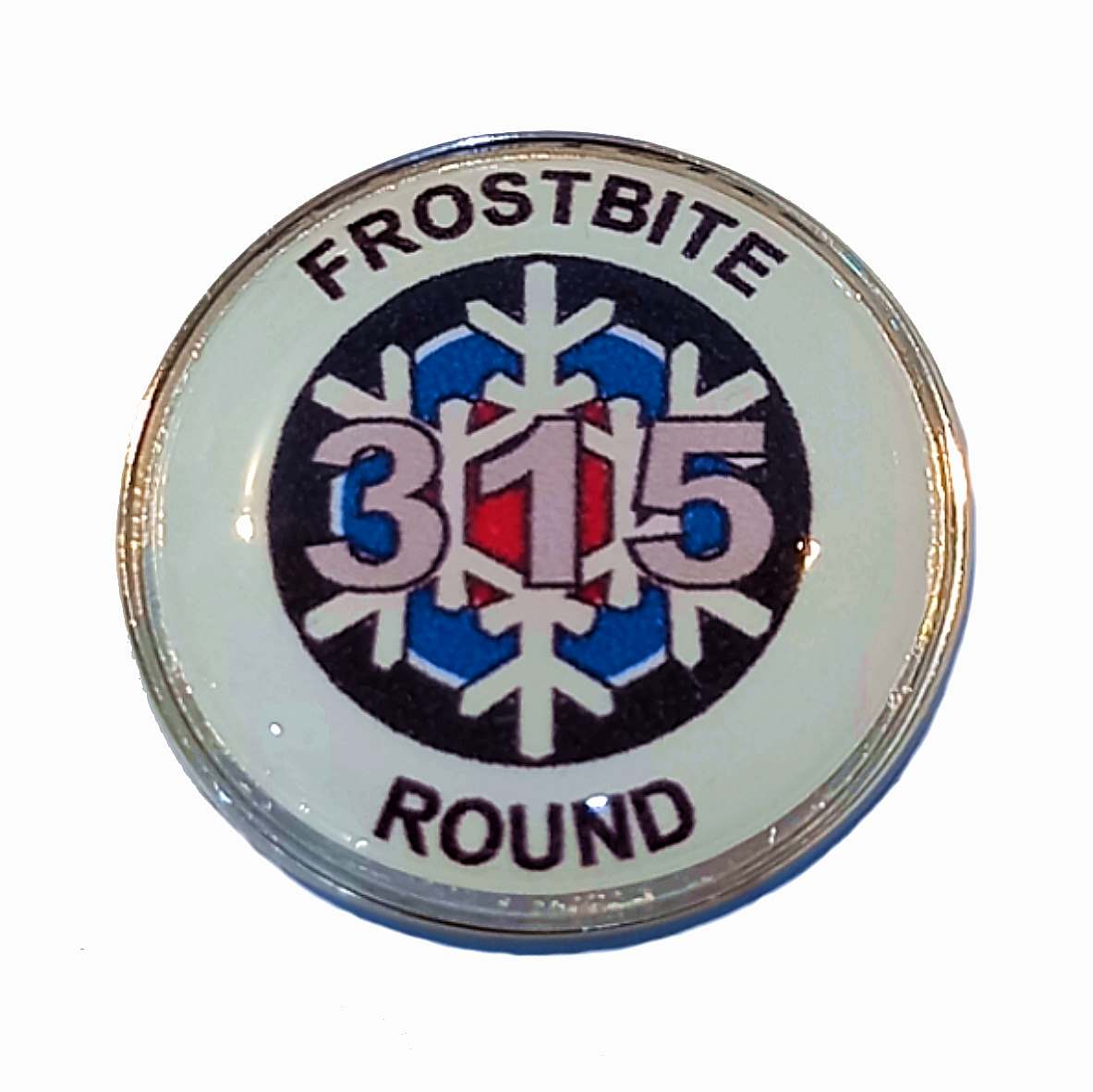 Frostbite Round standard badge