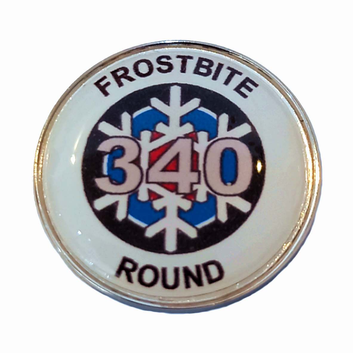 Frostbite Round standard badge