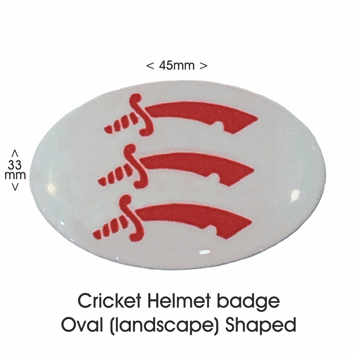 Helmet Badge Oval [Landscape]