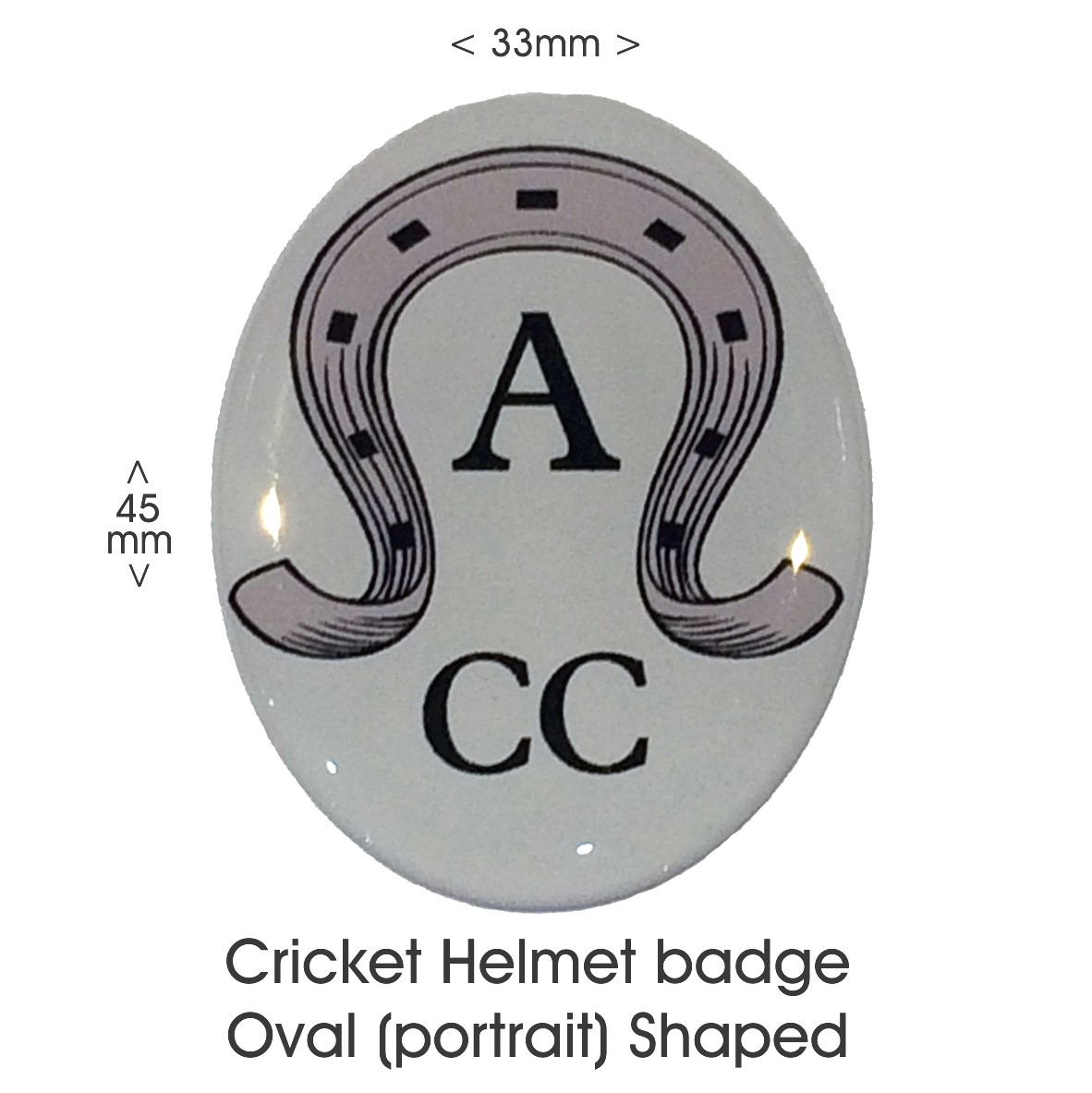 Helmet Badge Oval [Portrait]