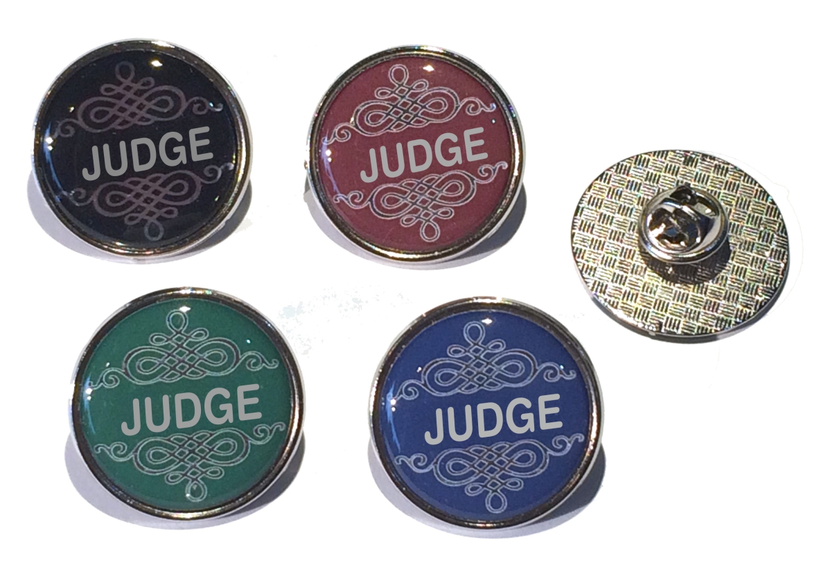 JUDGE badge