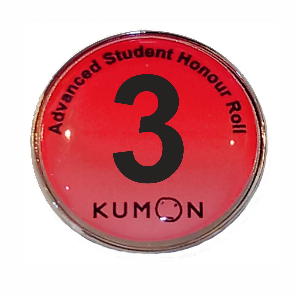 KUMON Advanced Student 3 red 27mm Round