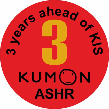 KUMON Ahead of KIS 3 yrs 3 red