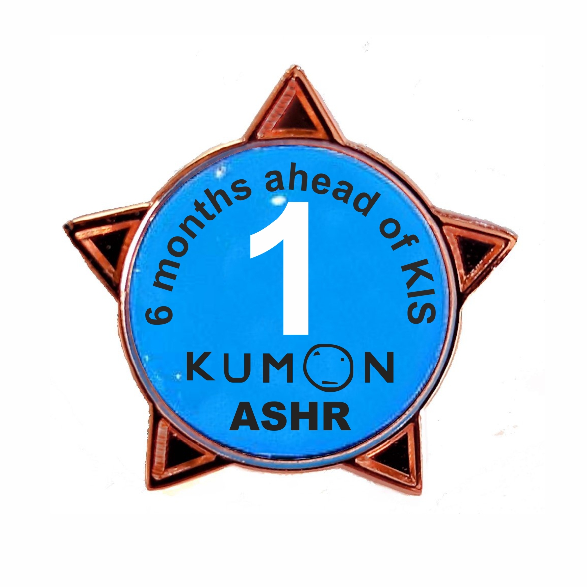 KUMON Ahead of KIS 6mnths 1 blue
