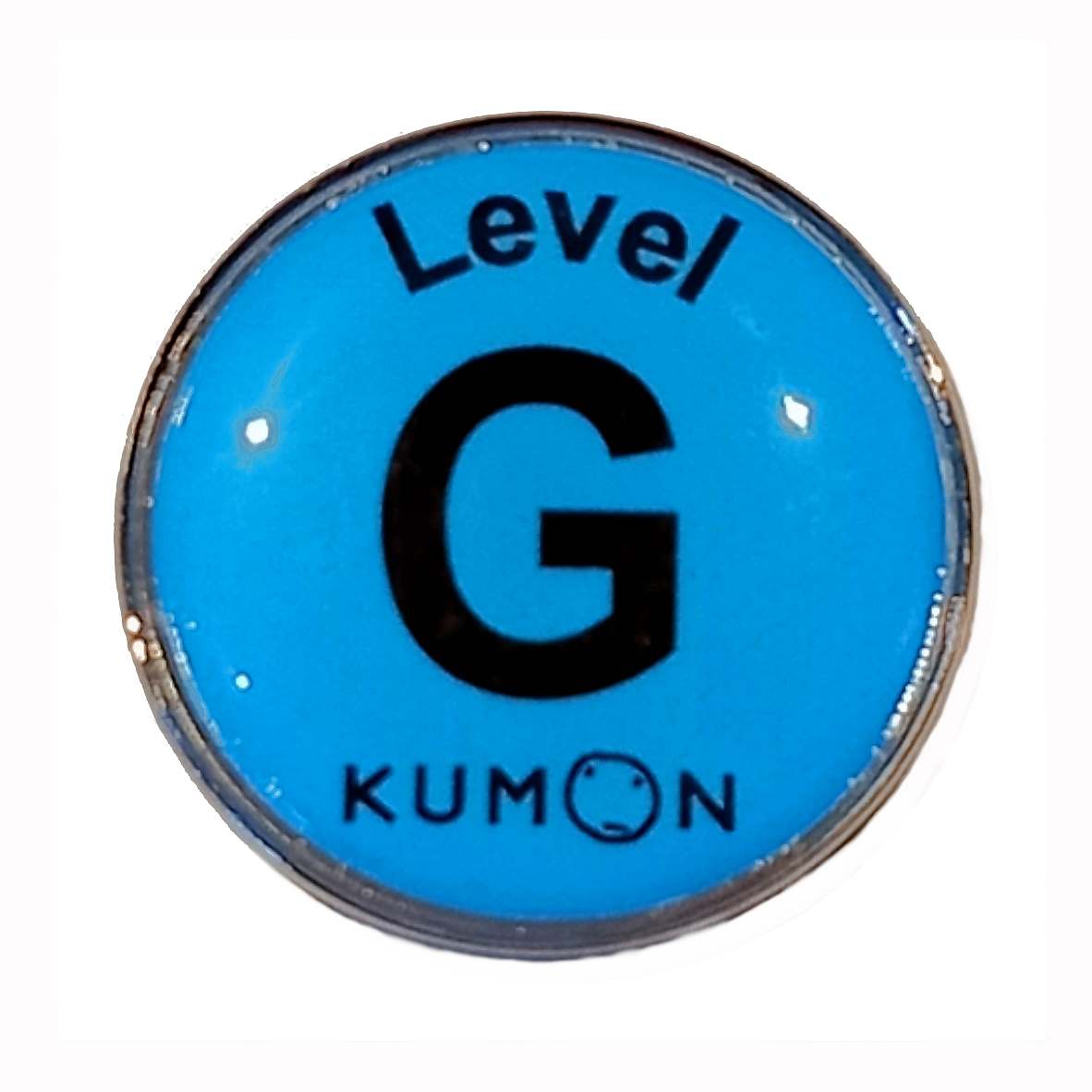 KUMON Level Grade blue 27mm Round