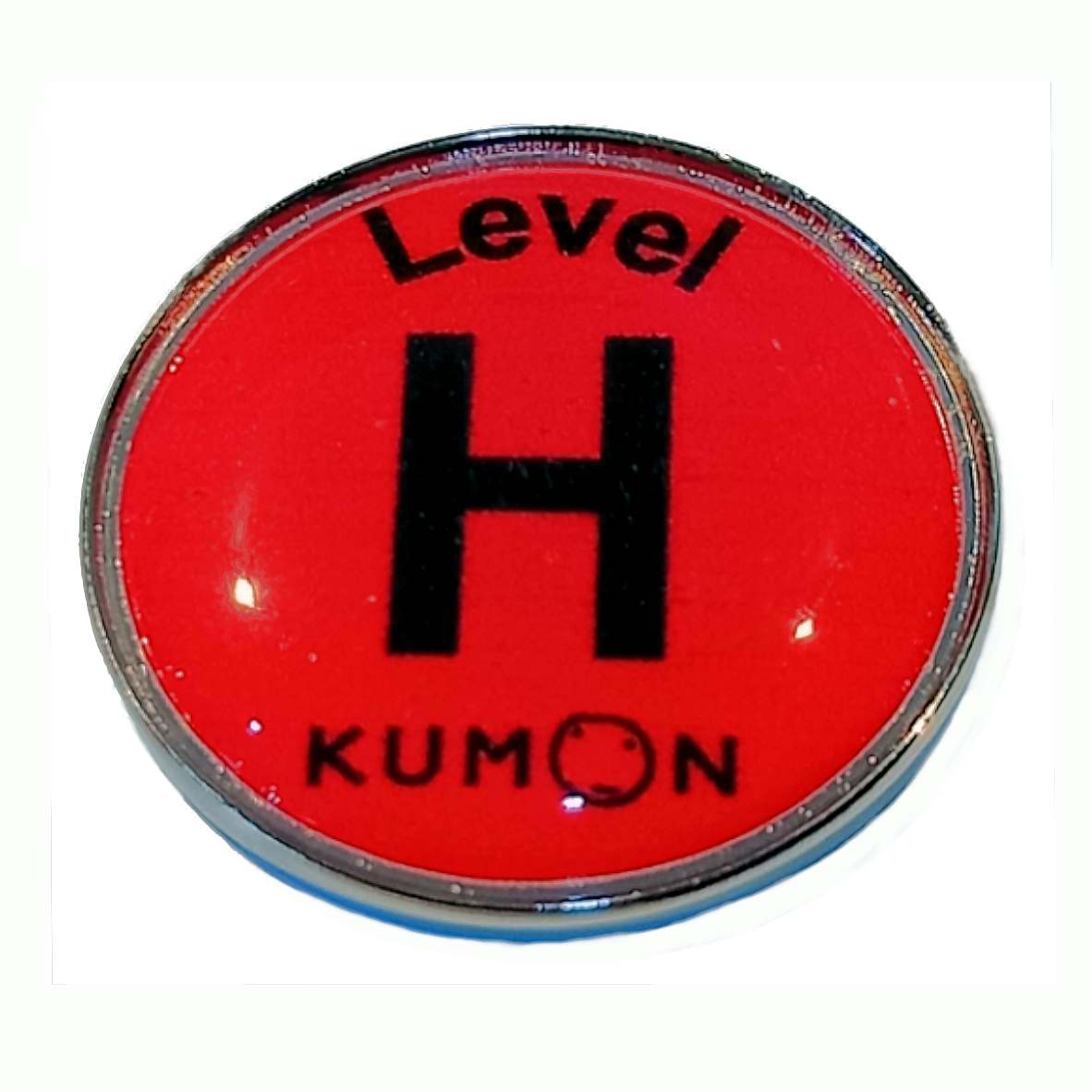 KUMON Level Grade red 27mm Round