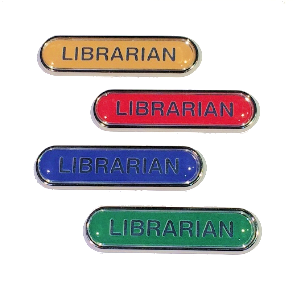 LIBRARIAN bar badge