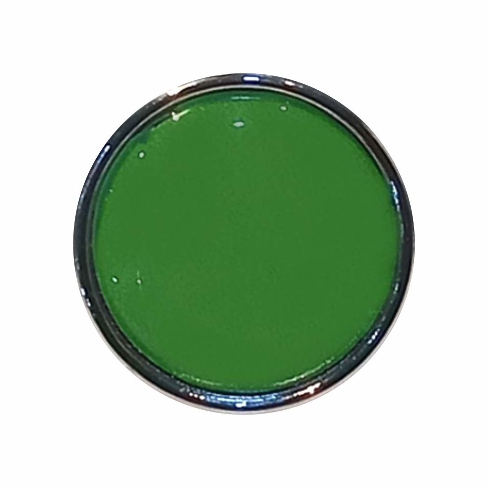 Lime Green 27mm badge