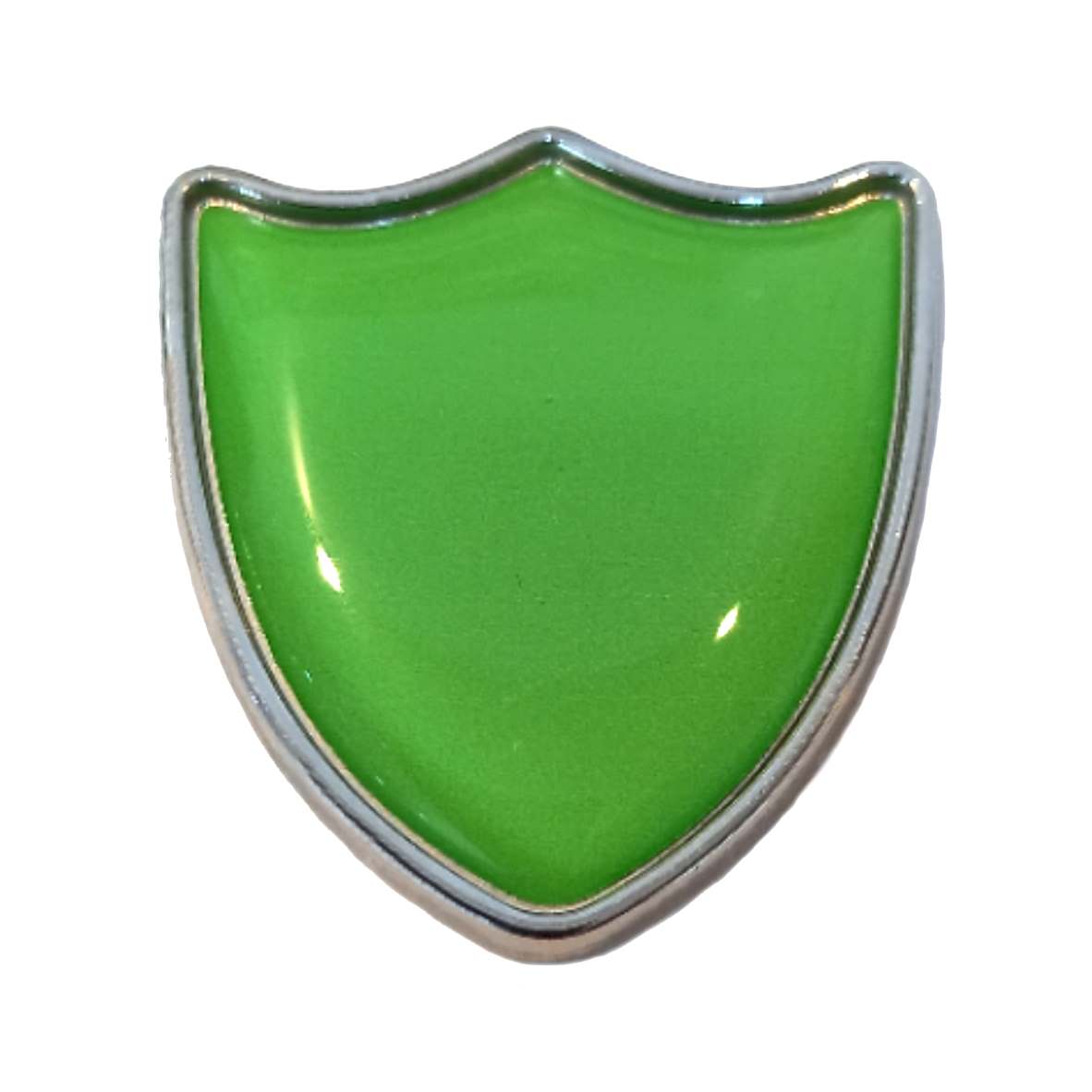Lime Green shield badge