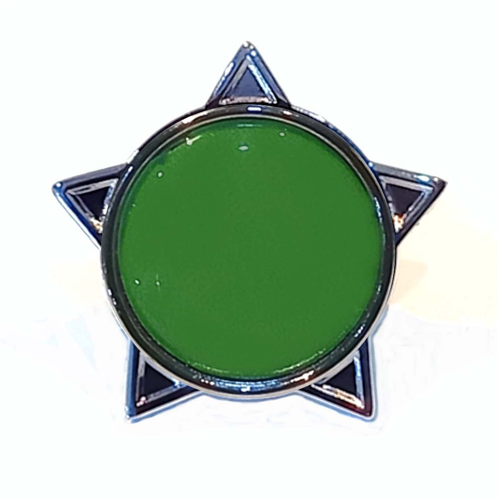 Lime Green star badge