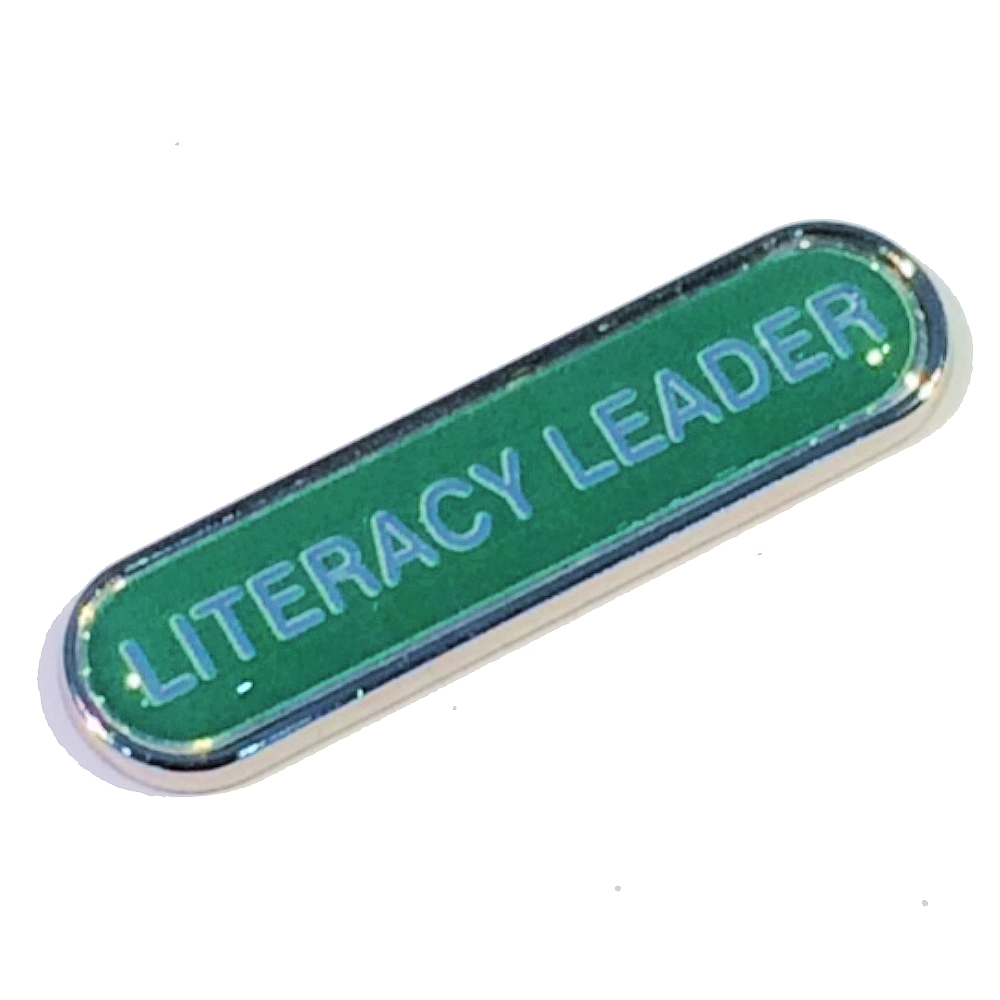 LITERACY LEADER bar badge