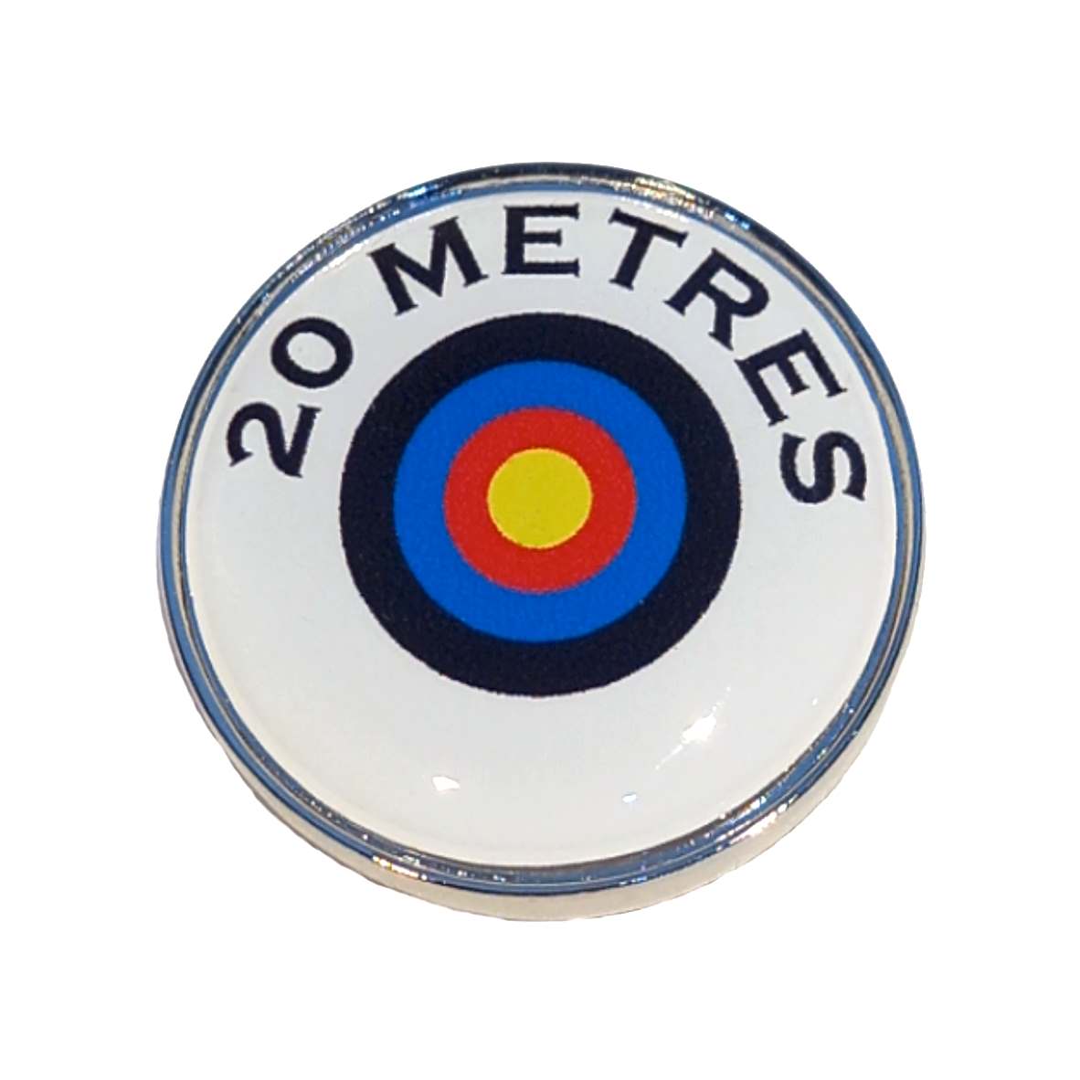 Metres standard badge