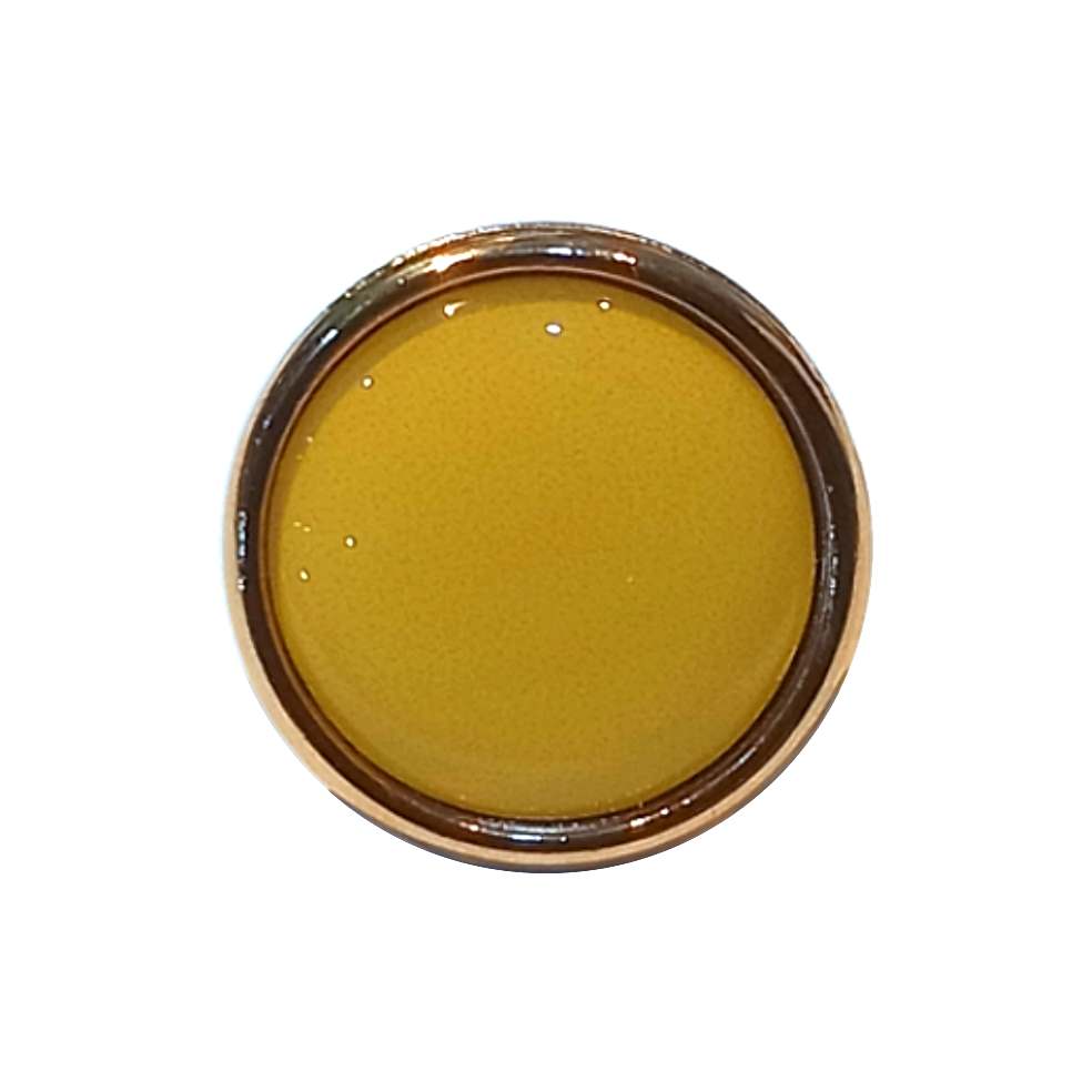 Mustard Yellow 20mm badge