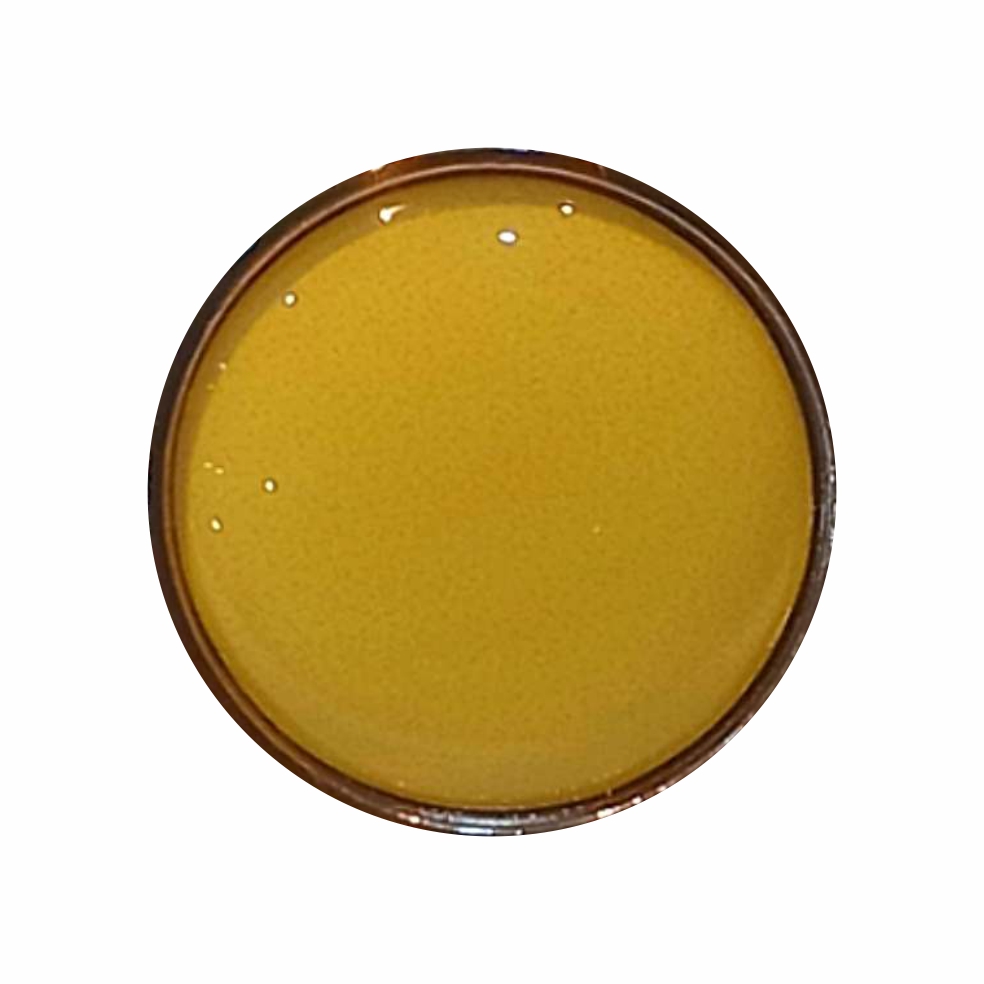 Mustard Yellow 27mm badge