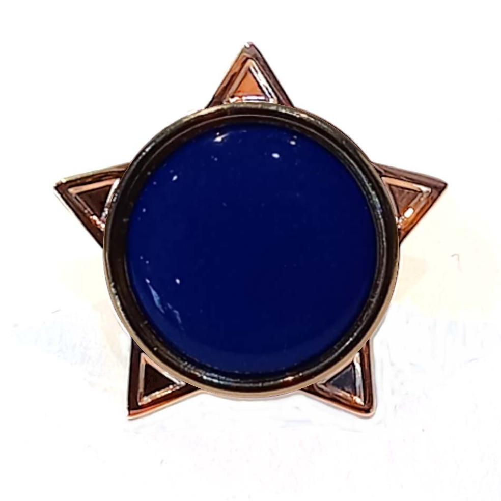 Navy Blue star badge