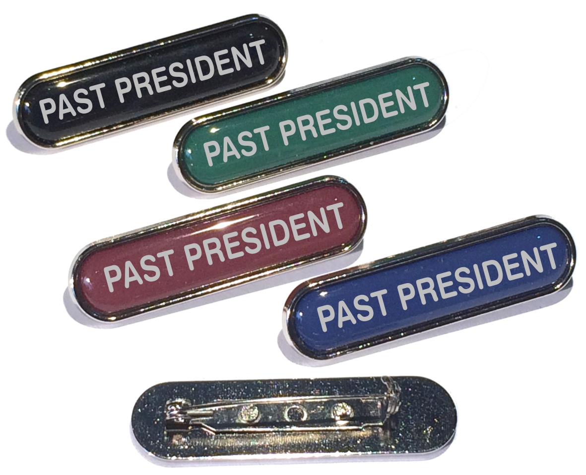 PAST PRESIDENT bar badge
