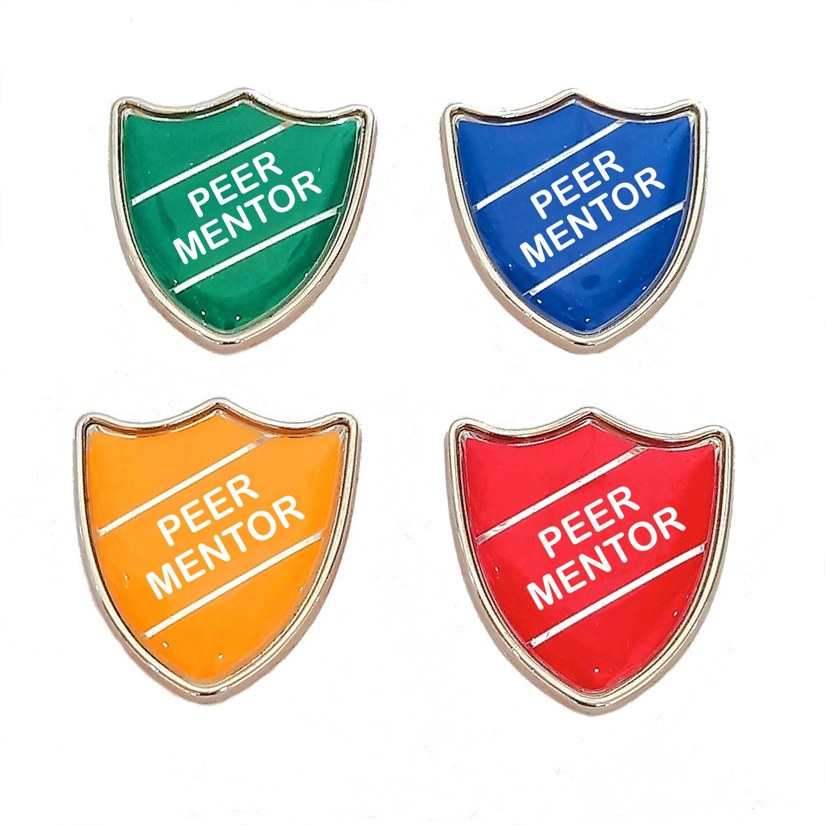 PEER MENTOR shield badge