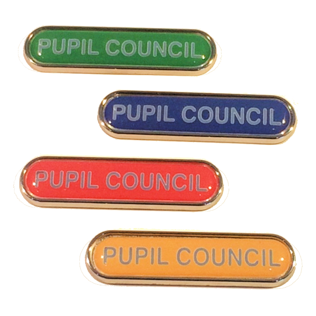 PUPIL COUNCIL bar badge