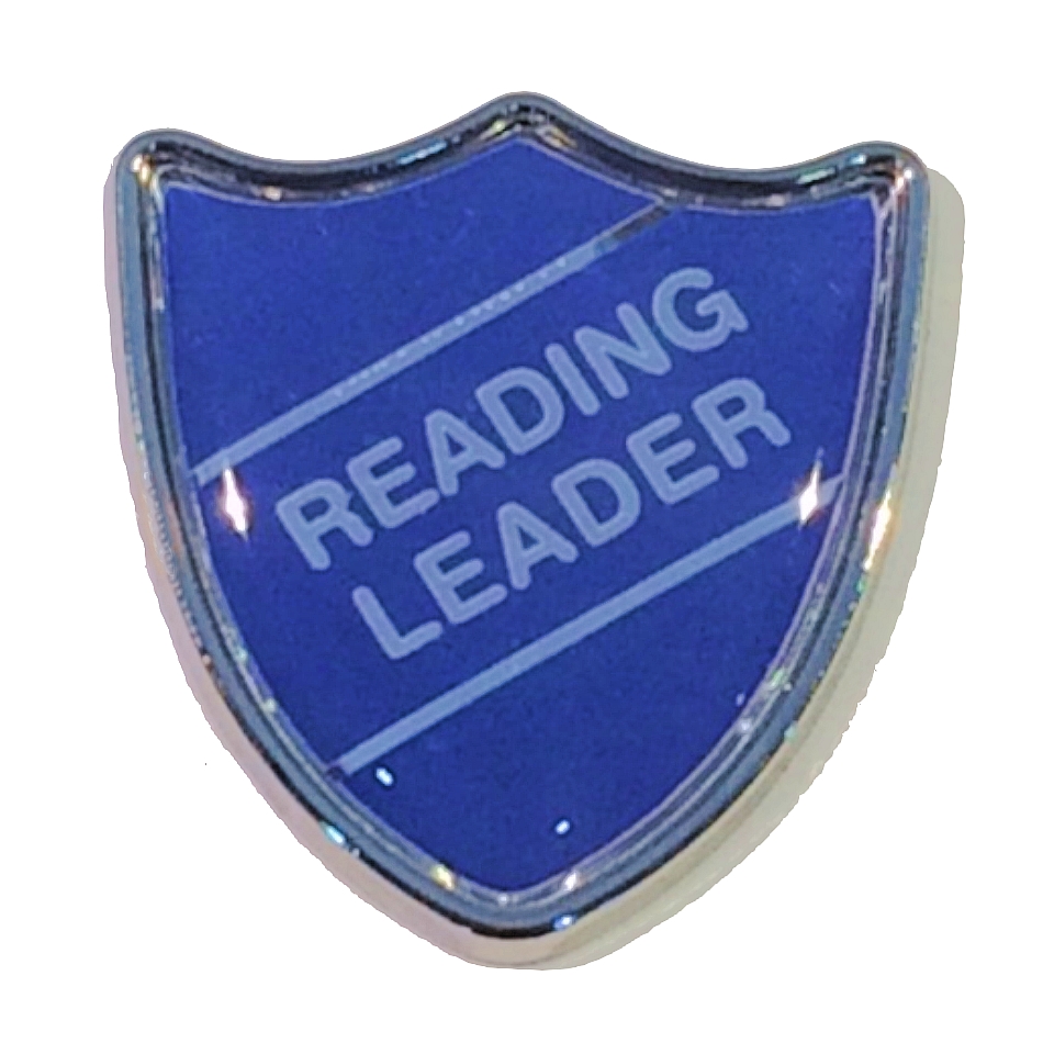 READING LEADER shield badge