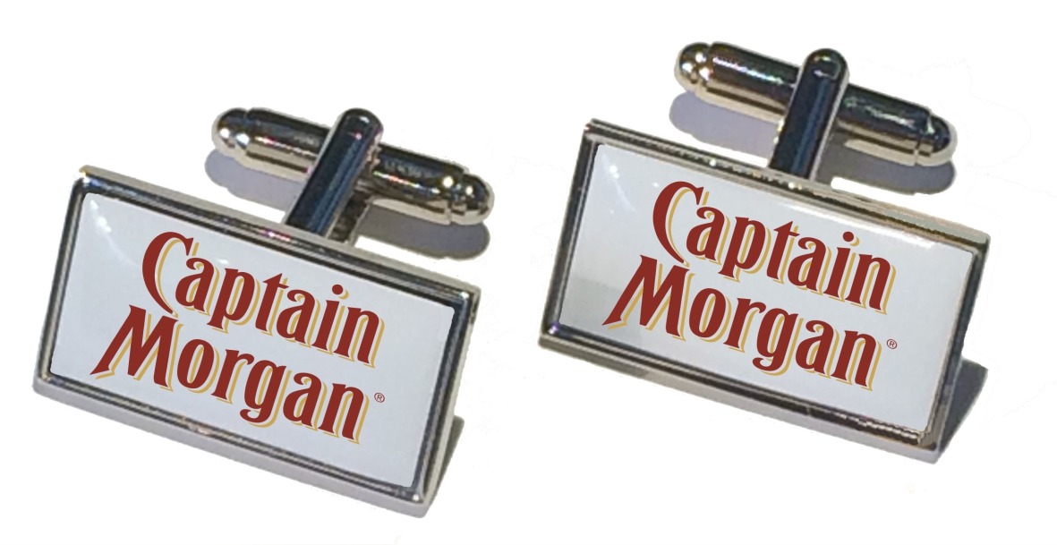 Boxed Set Rectangle Silver Cufflinks