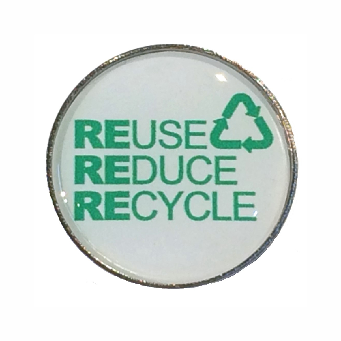 REUSE REDUCE RECYCLE badge